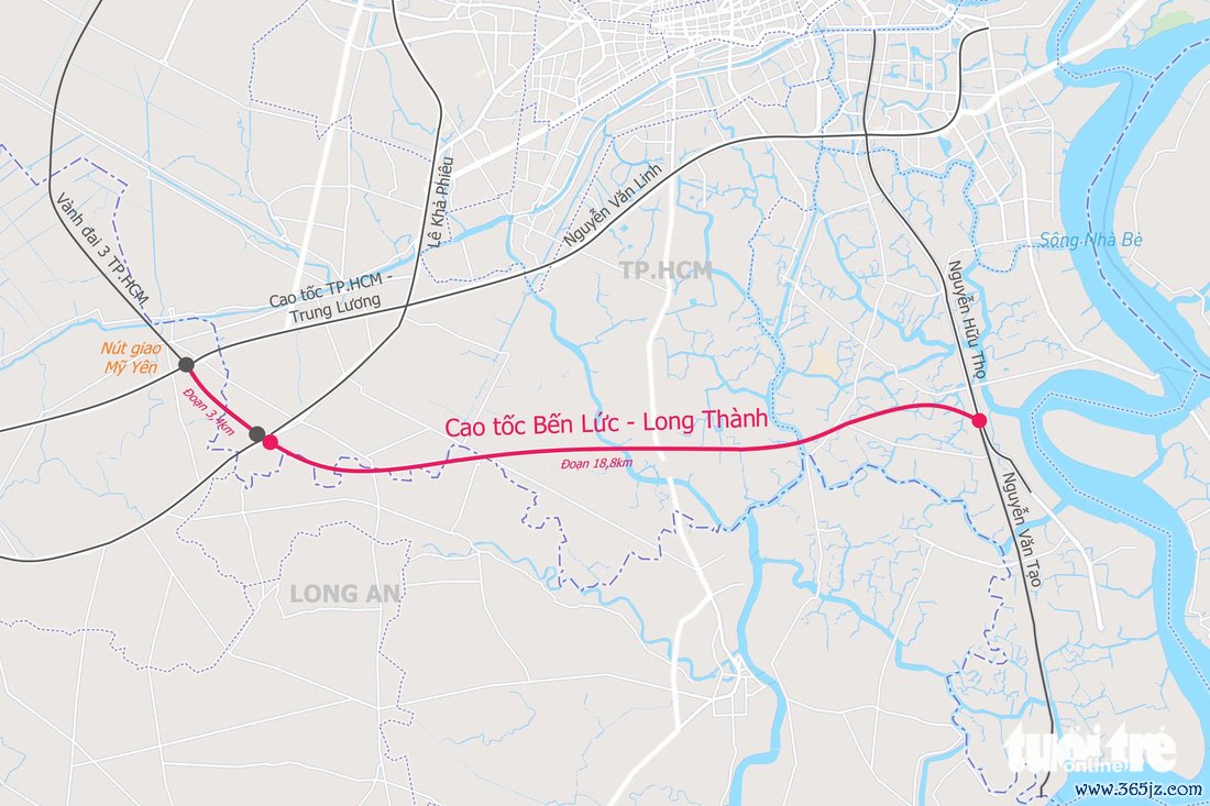 Ngắm 18km cao tốc Bến Lức - Long Thành nối Long An với cảng Hiệp Phước, thông xe dịp 30-4 - Ảnh 10.